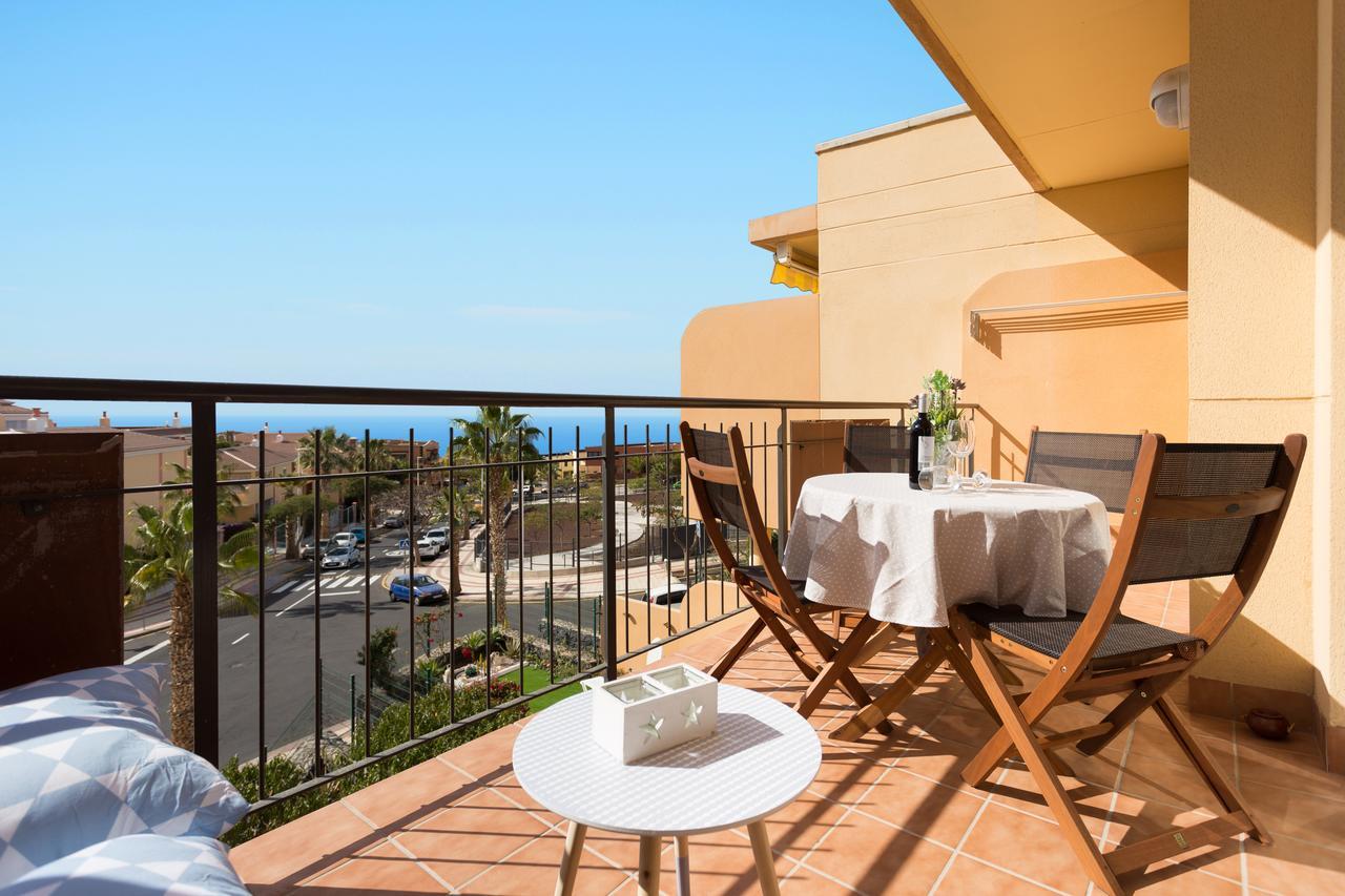 شقة Adeje With Pool, Sea View And Free Wifi أذيخي المظهر الخارجي الصورة